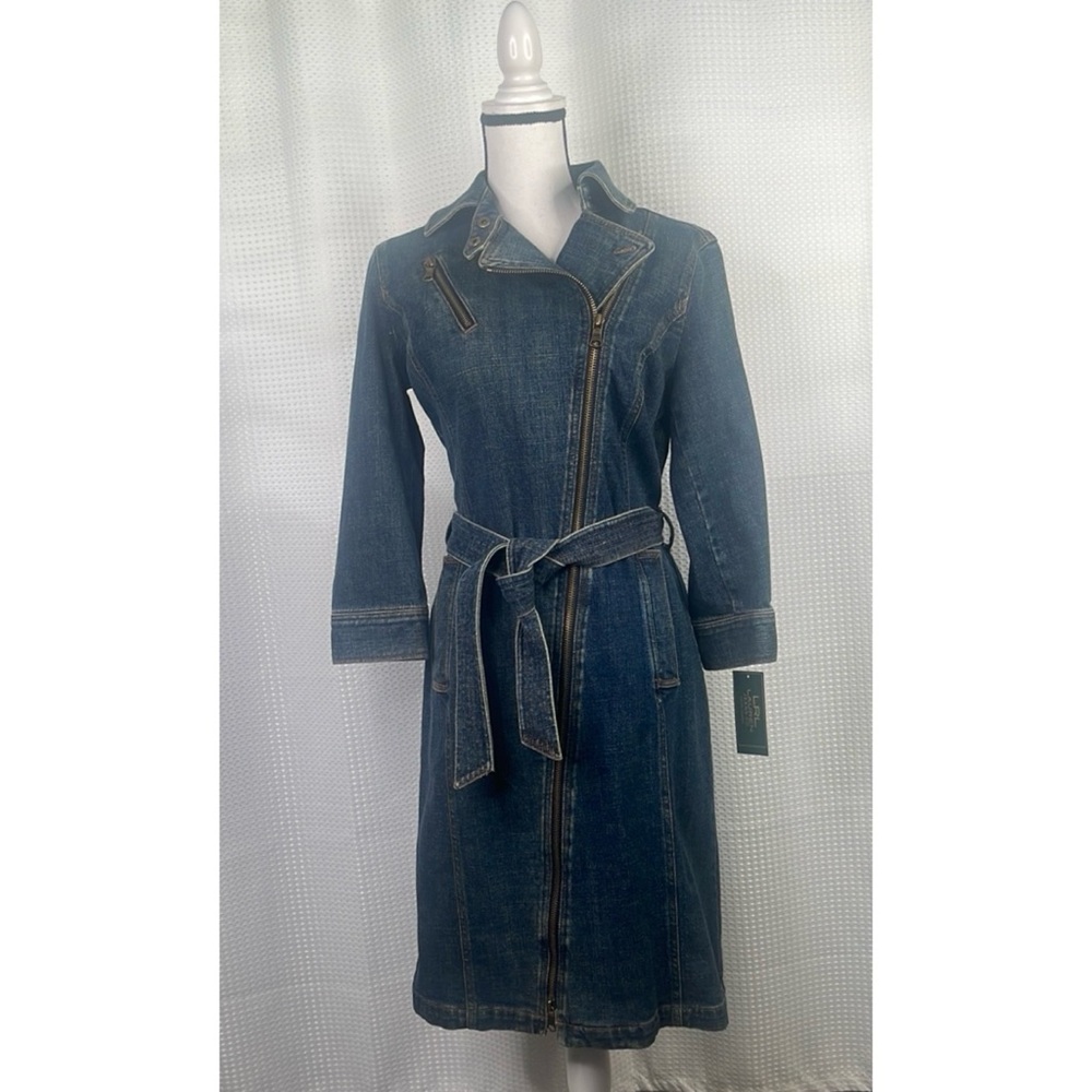 Lauren Ralph Lauren Blue Denim Dress